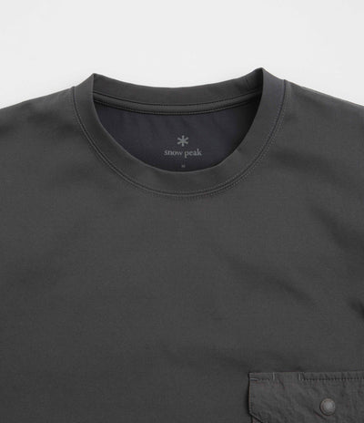 Snow Peak Insect Shield T-Shirt in Charcoal