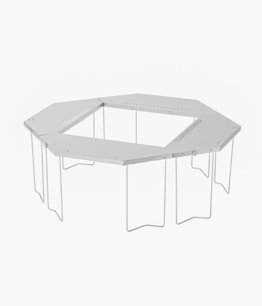 Snow Peak Jikaro Firering Table in Aluminium