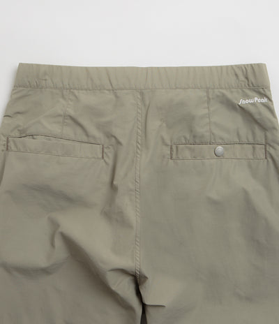 Snow Peak Light Mountain Cloth Pants in Beige