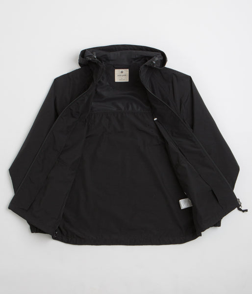 Snow Peak Light Mountain Cloth Zip Up Parka - Black | flatspot