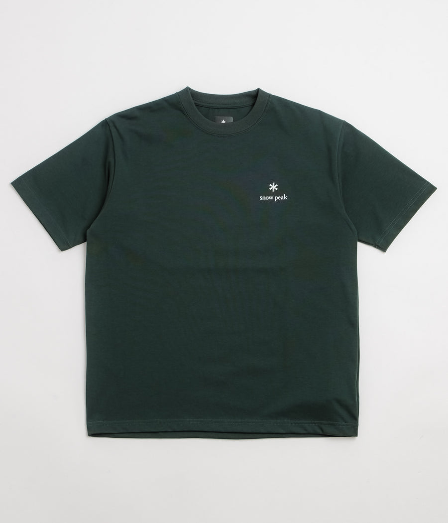 Snow Peak NSD Logo T-Shirt - Dark Green