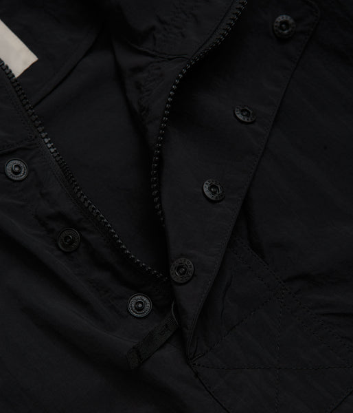 Snow Peak Nylon Tussah Anorak - Black | flatspot