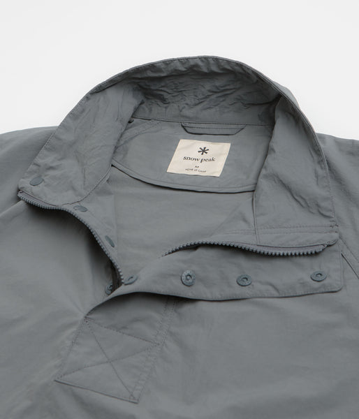 Snow Peak Nylon Tussah Anorak - Grey | flatspot