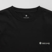 Snow Peak Onepoint Logo Long Sleeve T-Shirt - Black thumbnail