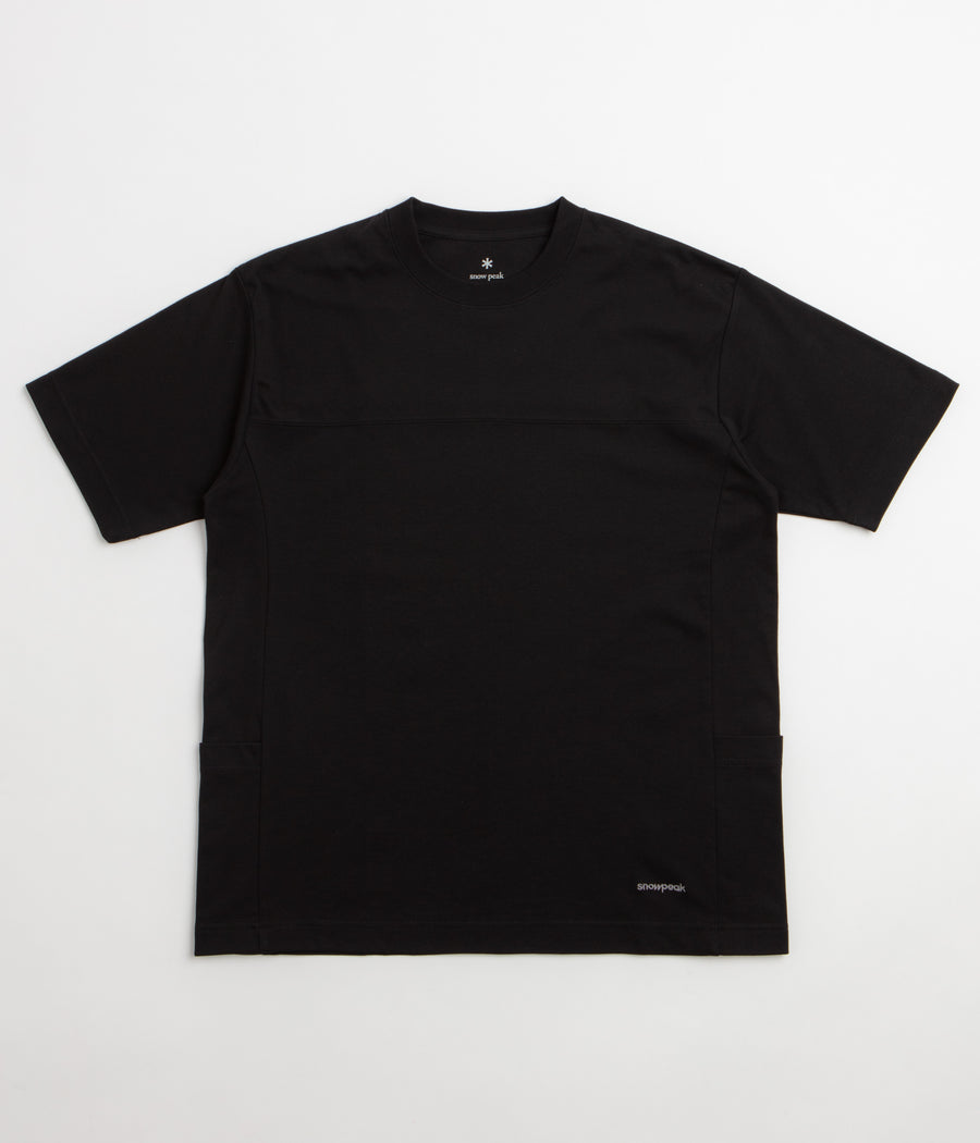 Snow Peak Stain Repellent T-Shirt - Black