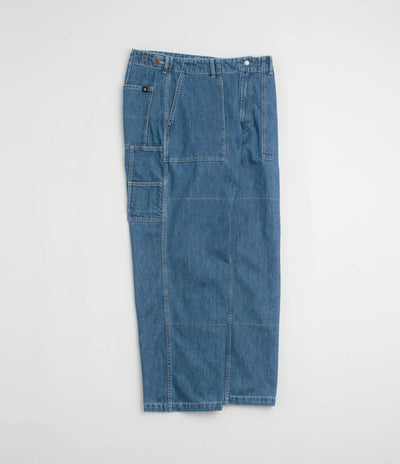 Snow Peak Takibi Denim Pants in Light Blue