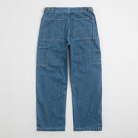 Snow Peak Takibi Denim Pants in Light Blue thumbnail