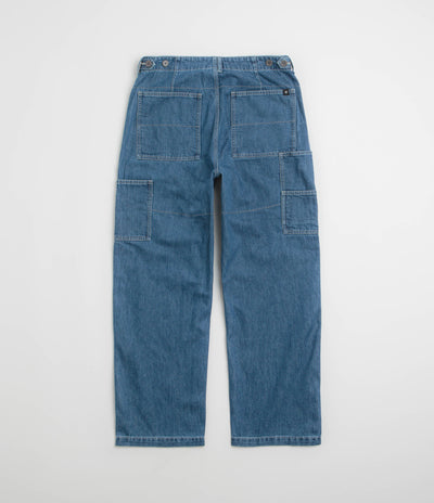 Snow Peak Takibi Denim Pants in Light Blue