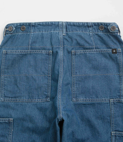 Snow Peak Takibi Denim Pants in Light Blue