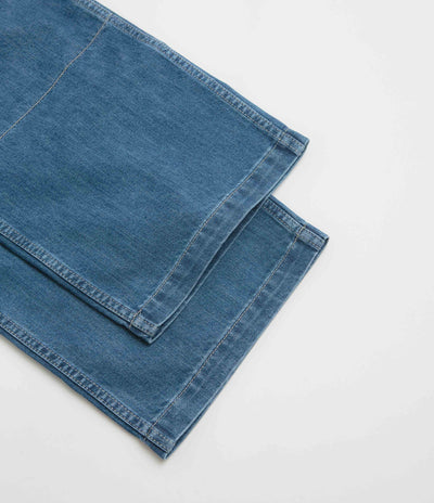 Snow Peak Takibi Denim Pants in Light Blue