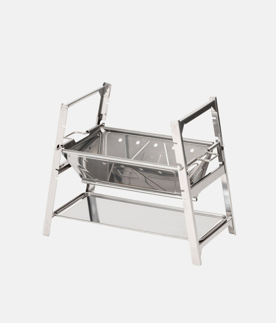 Snow Peak Takibi Solo Fireplace in Stainless Steel