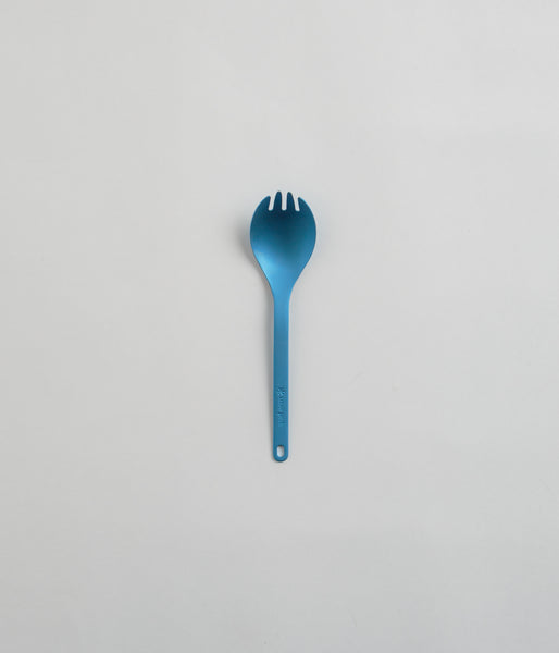 Snow Peak Titanium Spork - Blue Anodized | flatspot