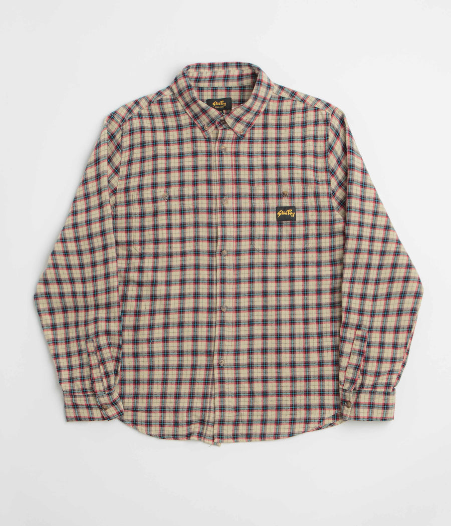 Stan Ray Flannel Shirt in Easy Natural Plaid