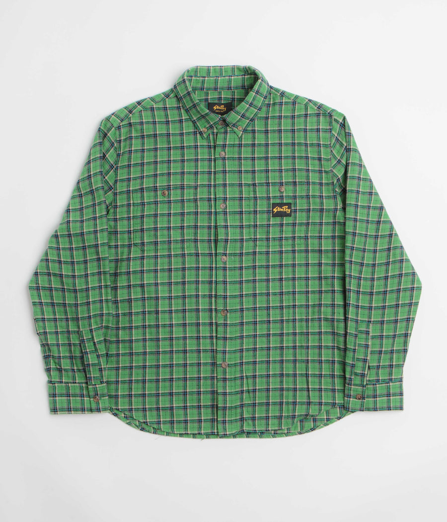 Stan Ray Flannel Shirt in Summer Green Plaid