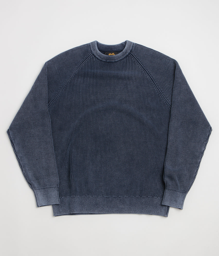 Stan Ray Knitted Sweatshirt - Overdyed Navy