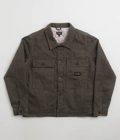 Stan Ray Lined Trucker Jacket in Charcoal Duck