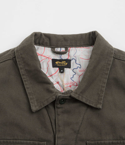Stan Ray Lined Trucker Jacket in Charcoal Duck