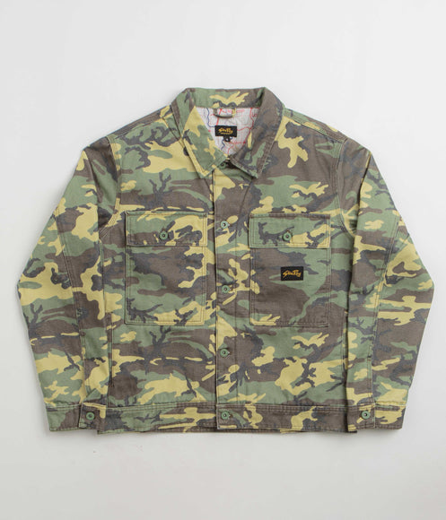 Stan Ray Lined Trucker Jacket - Woodland DPM Duck