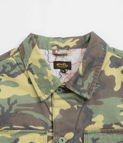 Stan Ray Lined Trucker Jacket in Woodland DPM Duck