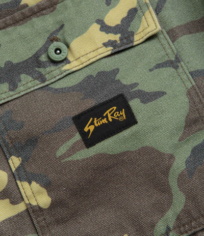 Stan Ray Lined Trucker Jacket in Woodland DPM Duck