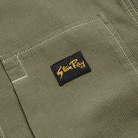 Stan Ray Painters Pop Over Shirt - Olive Bedford Cord thumbnail