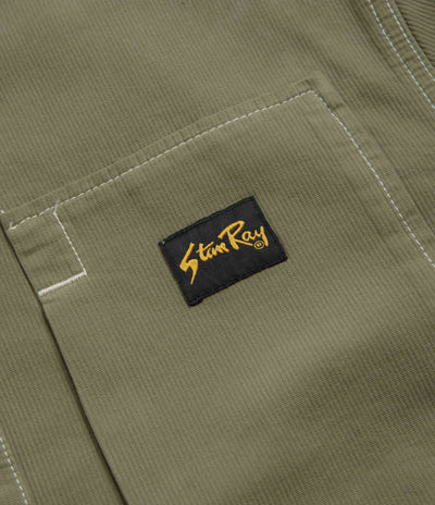 Stan Ray Painters Pop Over Shirt - Olive Bedford Cord