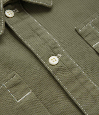 Stan Ray Painters Pop Over Shirt - Olive Bedford Cord