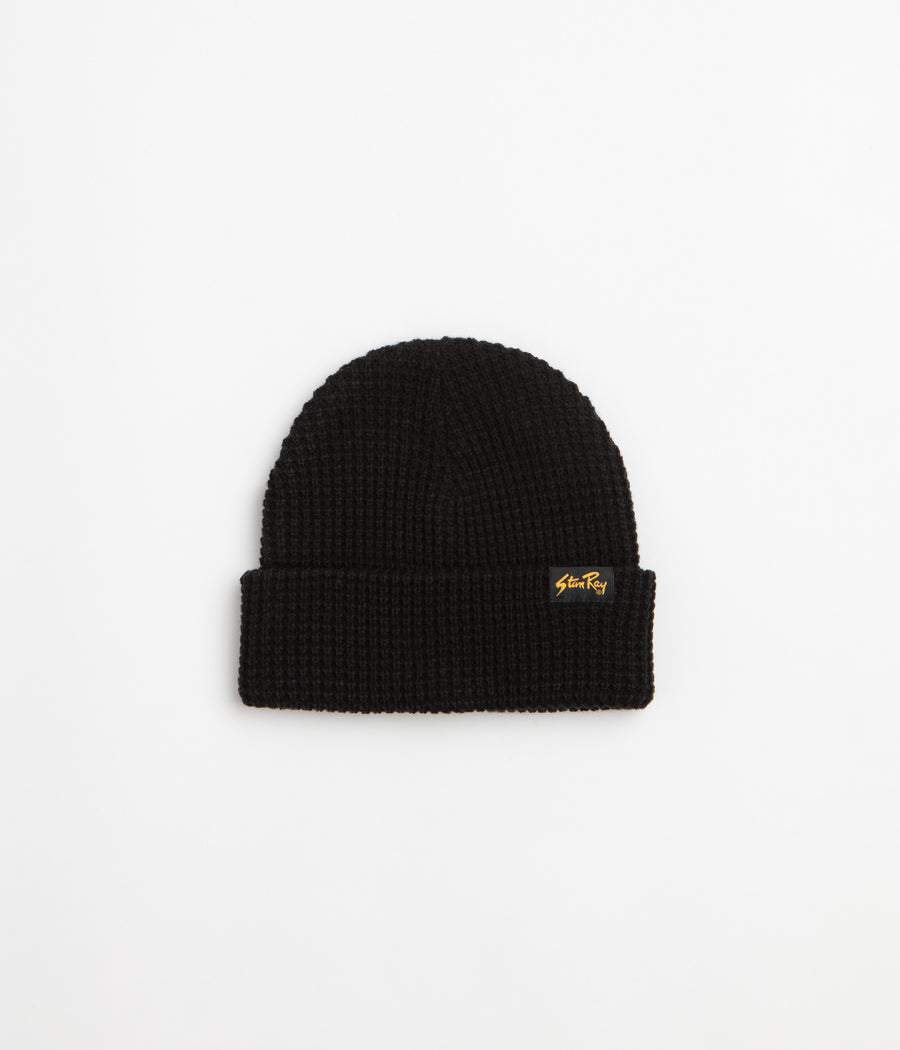 Stan Ray Waffle Beanie - Black