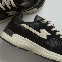 Stepney Workers Club Amiel S-Strike Suede Shoes - Black thumbnail