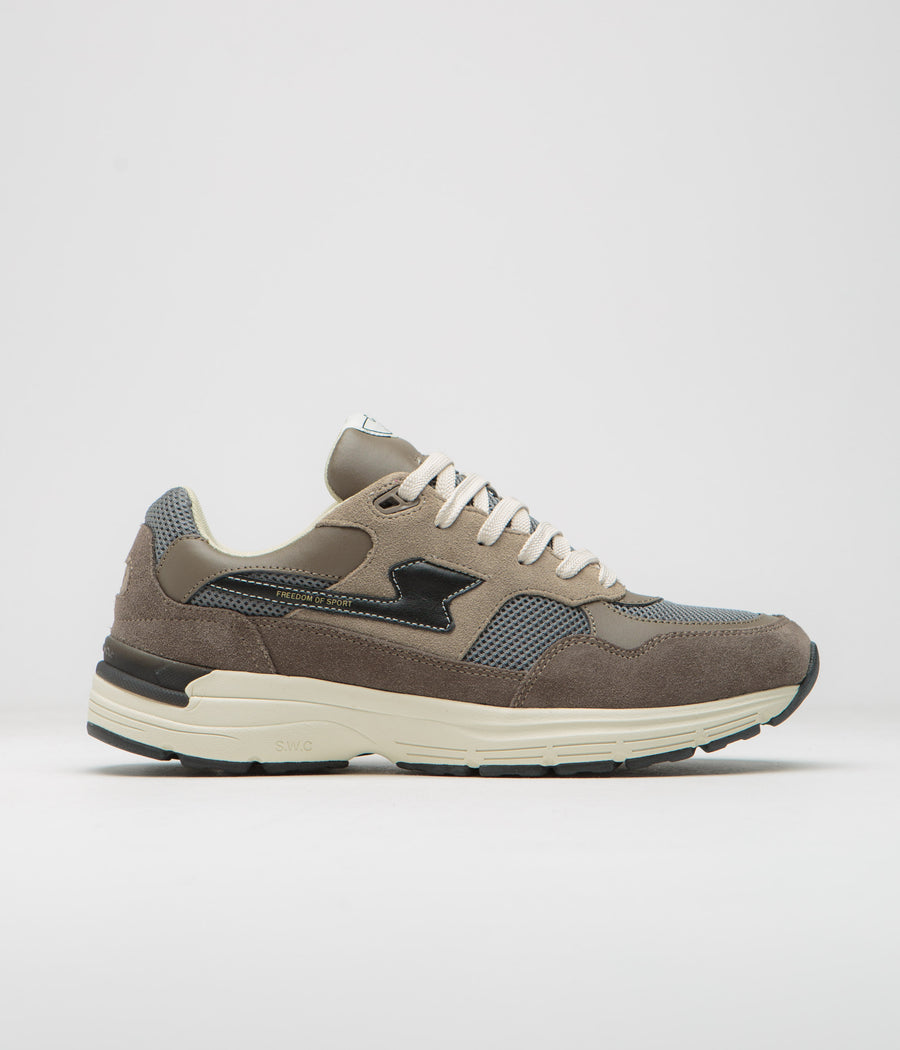 Stepney Workers Club Amiel S-Strike Suede Shoes in Grey