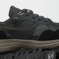 Stepney Workers Club Amiel S-Strike Tech Mix Shoes in Black and Black thumbnail