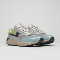Stepney Workers Club Amiel S-Strike Tech Mix Shoes in Silver and Blue thumbnail