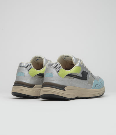 Stepney Workers Club Amiel S-Strike Tech Mix Shoes in Silver and Blue