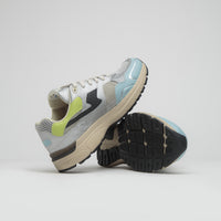 Stepney Workers Club Amiel S-Strike Tech Mix Shoes in Silver and Blue thumbnail