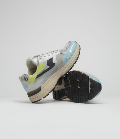 Stepney Workers Club Amiel S-Strike Tech Mix Shoes in Silver and Blue