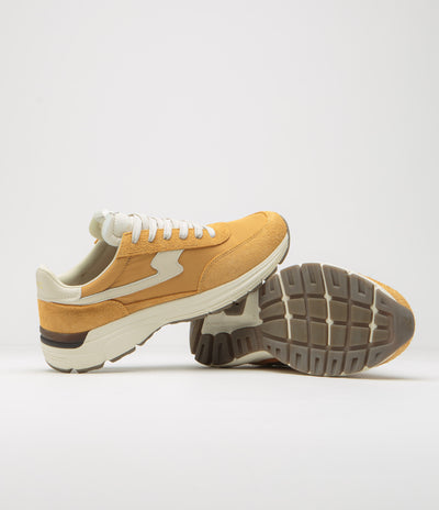 Stepney Workers Club Osier S-Strike Raw Suede Shoes - College Yellow