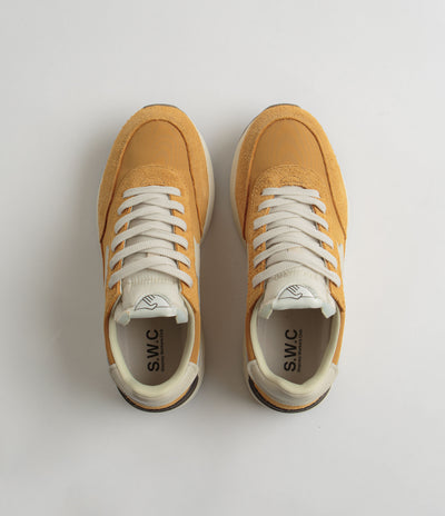 Stepney Workers Club Osier S-Strike Raw Suede Shoes - College Yellow