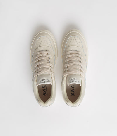 Stepney Workers Club Pearl S-Strike Leather Shoes - Ecru / White