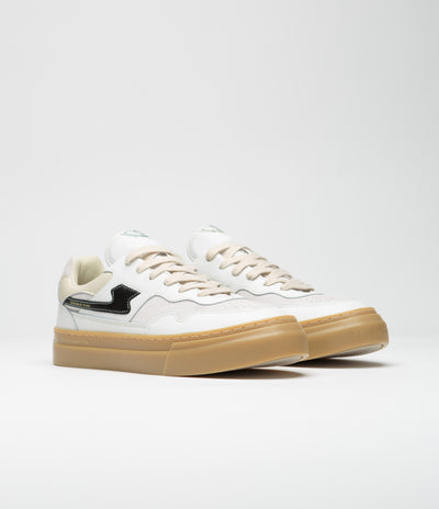 Stepney Workers Club Pearl S-Strike Leather Shoes - White / Gum