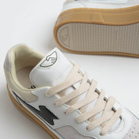 Stepney Workers Club Pearl S-Strike Leather Shoes - White / Gum thumbnail