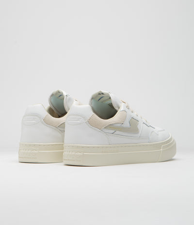 Stepney Workers Club Pearl S-Strike Leather Shoes - White / Putty