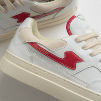 Stepney Workers Club Pearl S-Strike Leather Shoes - White / Red thumbnail