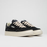 Stepney Workers Club Pearl Suede Shoes in Black thumbnail