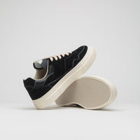 Stepney Workers Club Pearl Suede Shoes in Black thumbnail