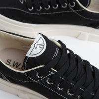 Stepney Workers Club Dellow Canvas Shoes - Black thumbnail