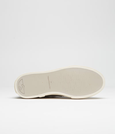 Stepney Workers Club Dellow S-Strike Suede Shoes in Black and White