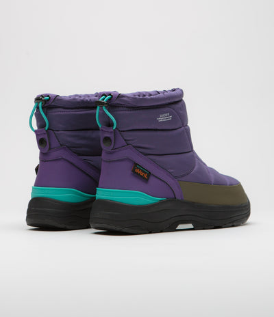 Suicoke Bower Modev Shoes in Purple and Black