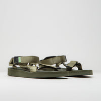 Suicoke Depa-Cab Shoes in Olive thumbnail
