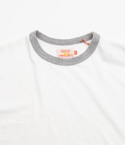 Sunray Sportswear La'ie T-Shirt in Off White and Hambledon Grey