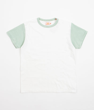Sunray Sportswear La'ie T-Shirt in Off White and Sage